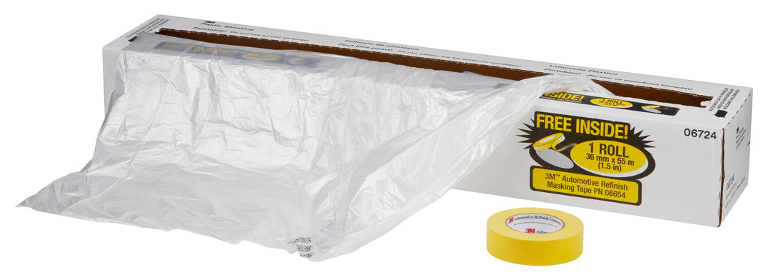Polishes 3M 06724-16X350 Plastic Sheeting 06724 16 ft X 350 ft (4.88 M X 106.6 M)