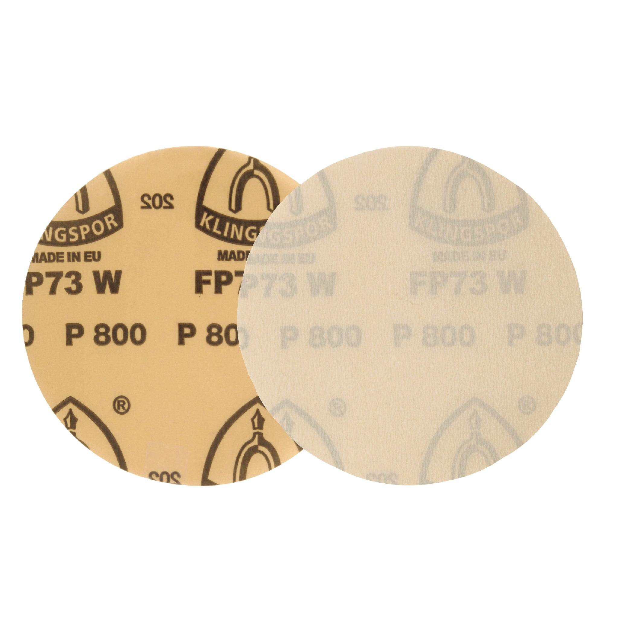 Klingspor 322374 6 Inch x Non-Vacuum FP73 Aluminum Oxide 80 Grit Film ...