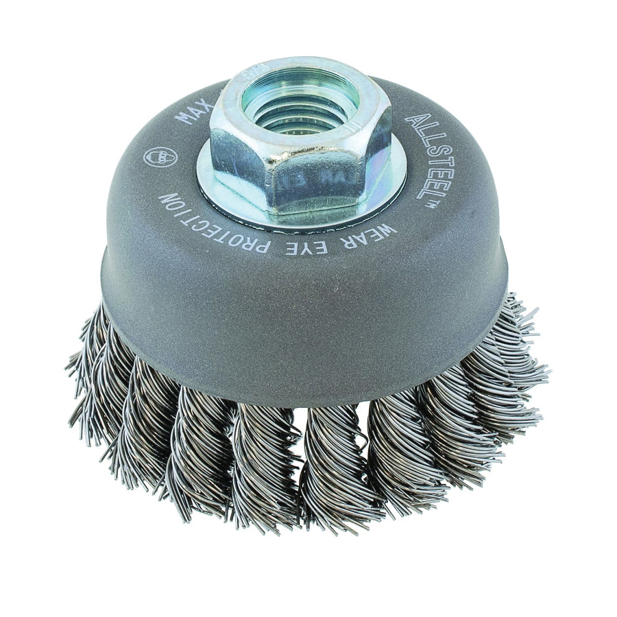 3 inch deals wire cup brush