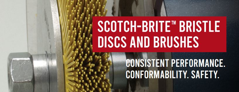 3M Scotch-brite Bristle Discs and Brushes