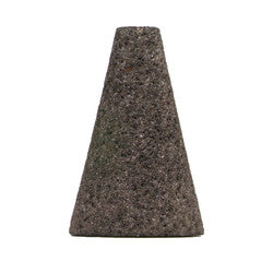 Type 17 Carborundum 09149 Type 17 Cones (Square End) Aluminum Oxide A24-R 2 / 1/2X3X5/8-11