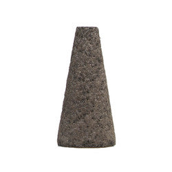 Type 17 Carborundum 09150 Type 17 Cones (Square End) Aluminum Oxide A24-R 1-1/2 / 1/2X3X3/8-24