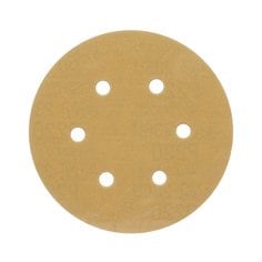 Velcro Discs 3M 051125-06581 6 Inch x Vacuum - 6 Holes 236U Aluminum Oxide 220 Grit Velcro Paper Disc