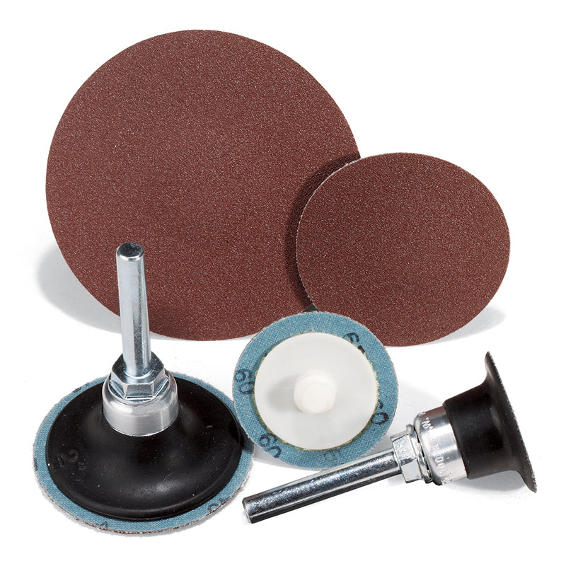 Type S Discs Sait 50235 3 Inch Quickchange Type S Laminated Cloth Disc 120 Grit 3AX Aluminum Oxide