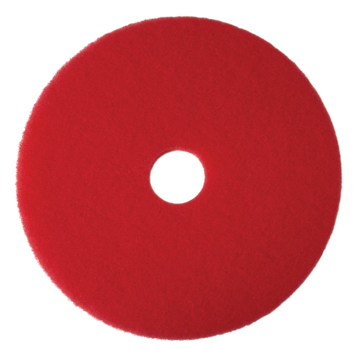 3M F-5100PLG-RED-13 5100Plg Red Buffing Pads, 13 in (330 mm) F-5100Plg-Red-13
