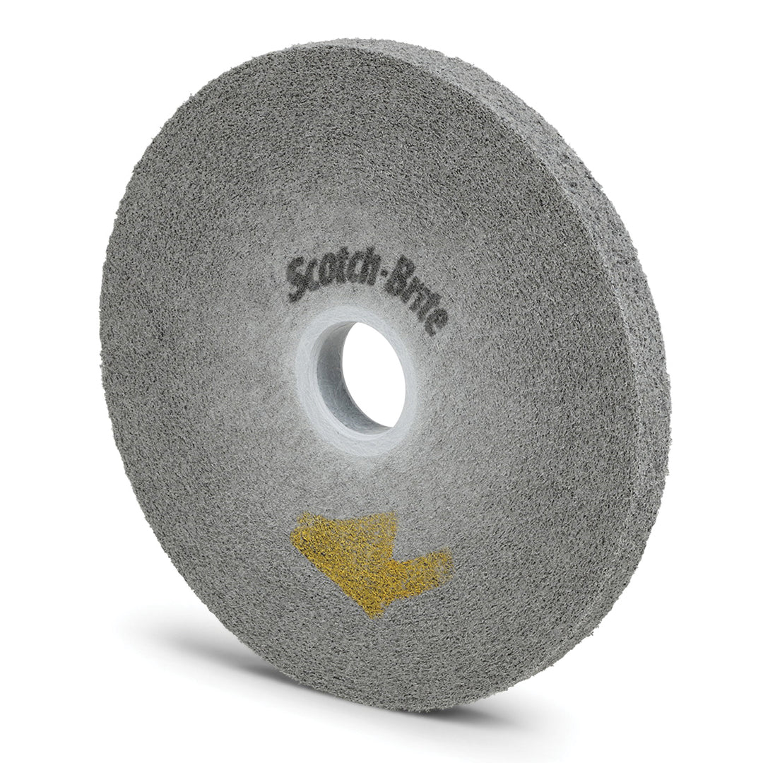3M SB94904 Scotch-Brite Exl Pro Deburring Wheel, 6 in x 1/2 in x 1 in 9S Fin, Sb94904