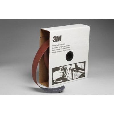 Utility Rolls 3M AB19814 2 Inch x 50Yd 400 Grit 314D Aluminum Oxide Utility Cloth Roll