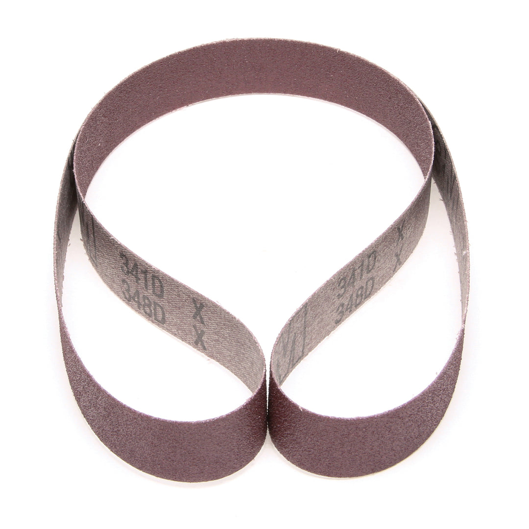 Bench Top Belts 3M AB66621 1 Inch x 42 Inch Sanding Belt 80 Grit 341D Aluminum Oxide x Heavy Cotton Backing