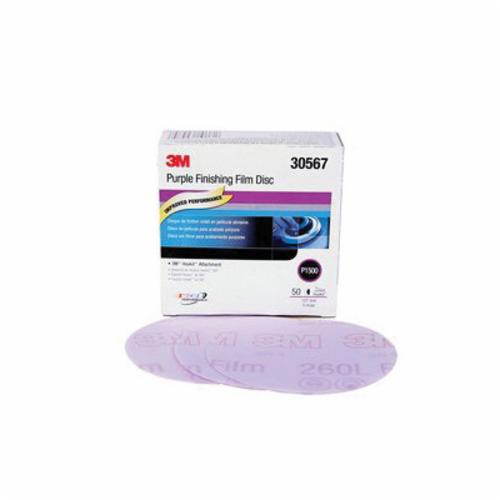 3M 30567 HOOKIT PURPLE FINISHING FILM DISC 260L P1500 5 IN (12.7 CM)