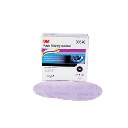 3M 30569 HOOKIT PURPLE FINISHING FILM DISC 260L 30569 P1000 5 IN (12.7 CM) 50 PER BOX 3M 7000119975