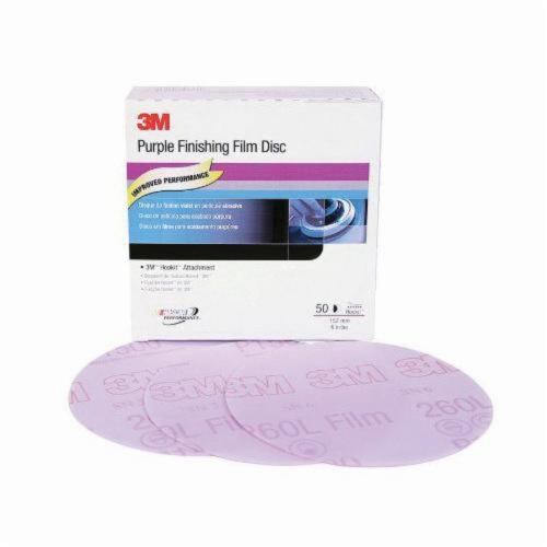 3M 30670 6 Inch x 800-grit Hookit Purple Finishing Aluminum Oxide Film ...