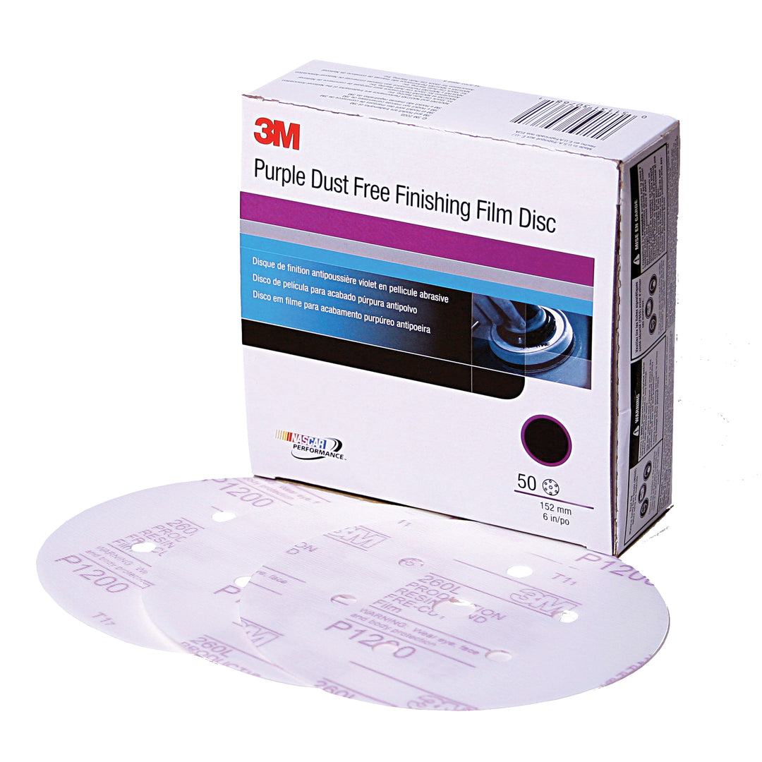 3M 30671 3M? Purple Finishing Film Abrasive Disc P600 Grit 260L Hookit? 6? 3M 7100122789
