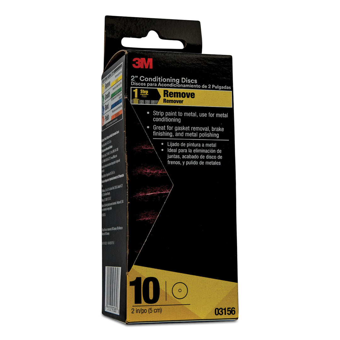 3M 3156 3M Conditioning Abrasive Disc 03156 2 in Medium Grit 10 Discs/Pack 24 Packs/Case 3M 7100152678