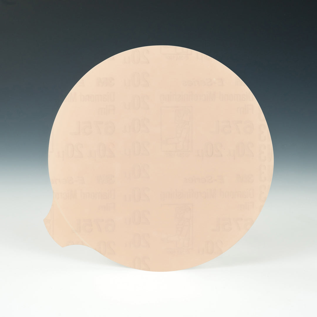 3M AM45047 3M Diamond Microfinishing Film PSA Disc 675L grade 20 micron 5 in x NH (127 mm x NH) 3M 7000045047