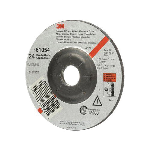 Depressed Centre 3M AB61054 Depressed Centre Grinding Wheels Discgw 24 5x1/4x7/8