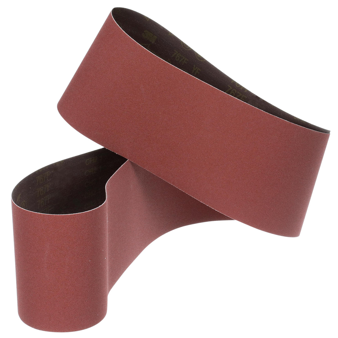 3M AB73744 3M Cloth Belt 767F 60+ YF-weight 7-7/8 in x 68-29/32 in (200.025 mm x 1750.219 mm) Film-lok Single-flex 20/Case 3M 7100273744