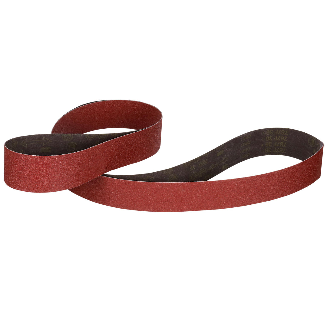 3M AB73656 3M Cloth Belt 767F 120+ YF-weight 3 in x 132 in (76.2 mm x 3352.8 mm) Film-lok Single-flex 50/Case 3M 7100273656