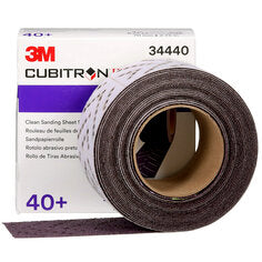 Velcro Discs 3M 34440 Cubitron II Hookit Clean Sanding Sheet Roll 737U 34440 40+ 70 mm x 8 m (2.76 in x 26.25 Ft)