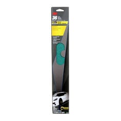 File Sheet 3M 32232 2-3/4 Inch x 16-1/2 Inch Green Corps 36 Grit Plain Non-Vacuum Abrasive Paper Strip
