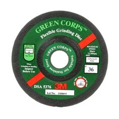 Grinding Wheels 3M AB09280 Green Corps Flexible Grinding Wheel Ab03219 Grade 36 5 in x 1/8 in x 7/8 in 2