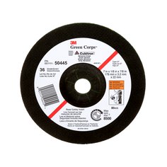 Grinding Wheels 3M AB50445 Green Corps Flexible Grinding Wheel 7 in x 1/8 in x 7/8 in Grade 36