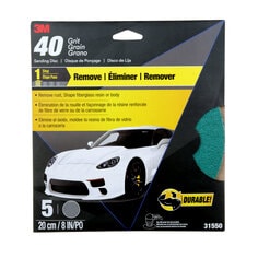 PSA Discs 3M 31550 Self Adhesive (PSA) Discs 8 Inch Green Corps Material Aluminum Oxide in 40 Grit
