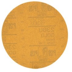 Velcro Discs 3M AB05686 5 Inch x Non-Vacuum 236U Aluminum Oxide 320 Grit Velcro Paper Disc