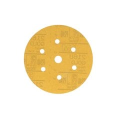 Velcro Discs 3M 1077 6 Inch x Vacuum - 6 + 1(5/8 Inch) 216U Aluminum Oxide 240 Grit Paper Velcro Disc