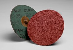 Type R Discs 3M AB566782 3 Inch 36-grit Roloc Precision Shaped Ceramic Fibre Disc 982C