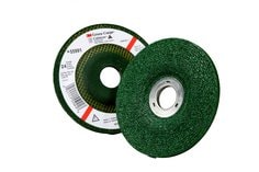 3M AB55987 3M Green Corps Depressed Center Wheel, 24 9 in x 1/4 in x 7/8 in, 10 per inner 20 per case 3M AB55987