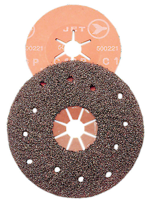 Fibre Discs Jet 500211 4-1/2 Inch Diameter X 7/8 Inch Arbor 16 Grit Silicon Carbide Powerflex Fibre Disc