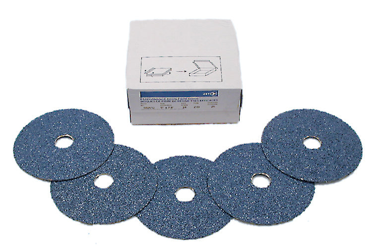 Fibre Discs Jet 502512 5 Inch Diameter X 7/8 Inch Arbor 24 Grit Zirconia Alumina Fibre Disc