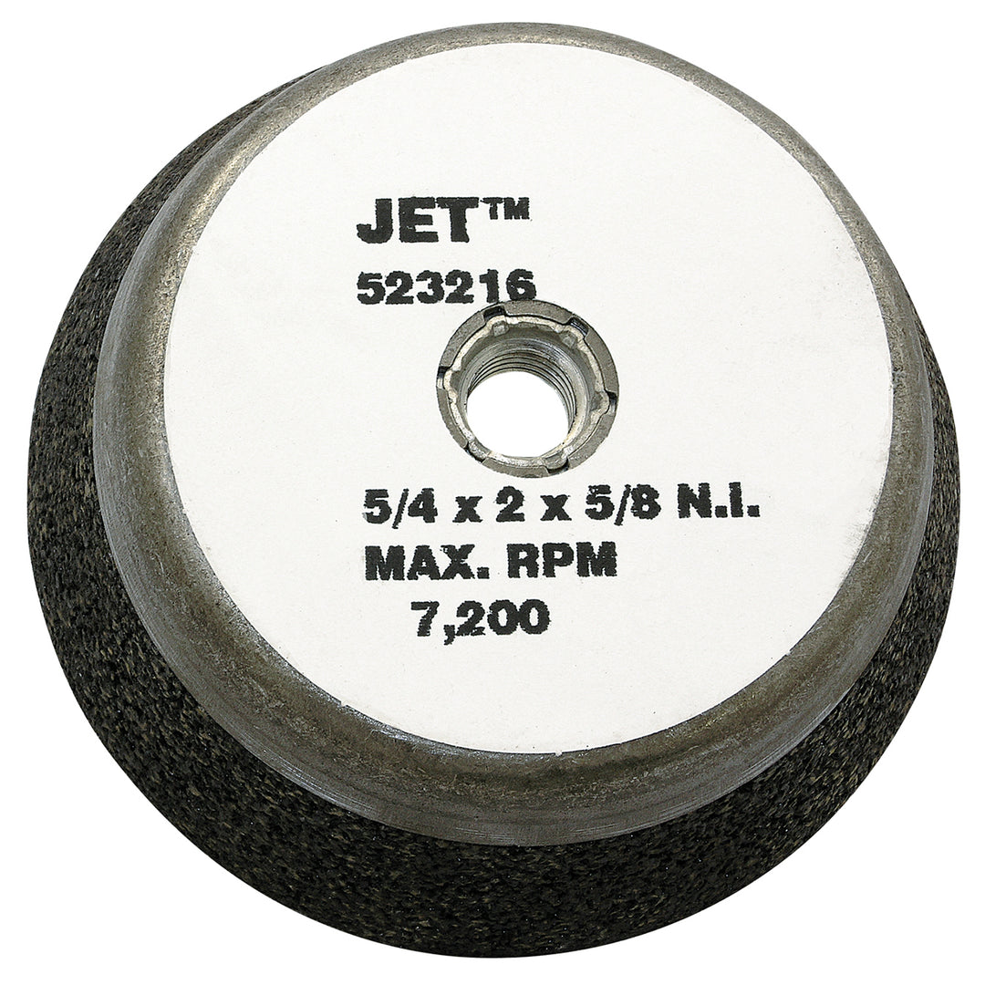 Resin Bond Grinding Wheels For Angle Grinders Jet 523216 5 X 2 X 5/8-11Nc C8 T11 Resin Bond Cup Wheel (For Concrete)