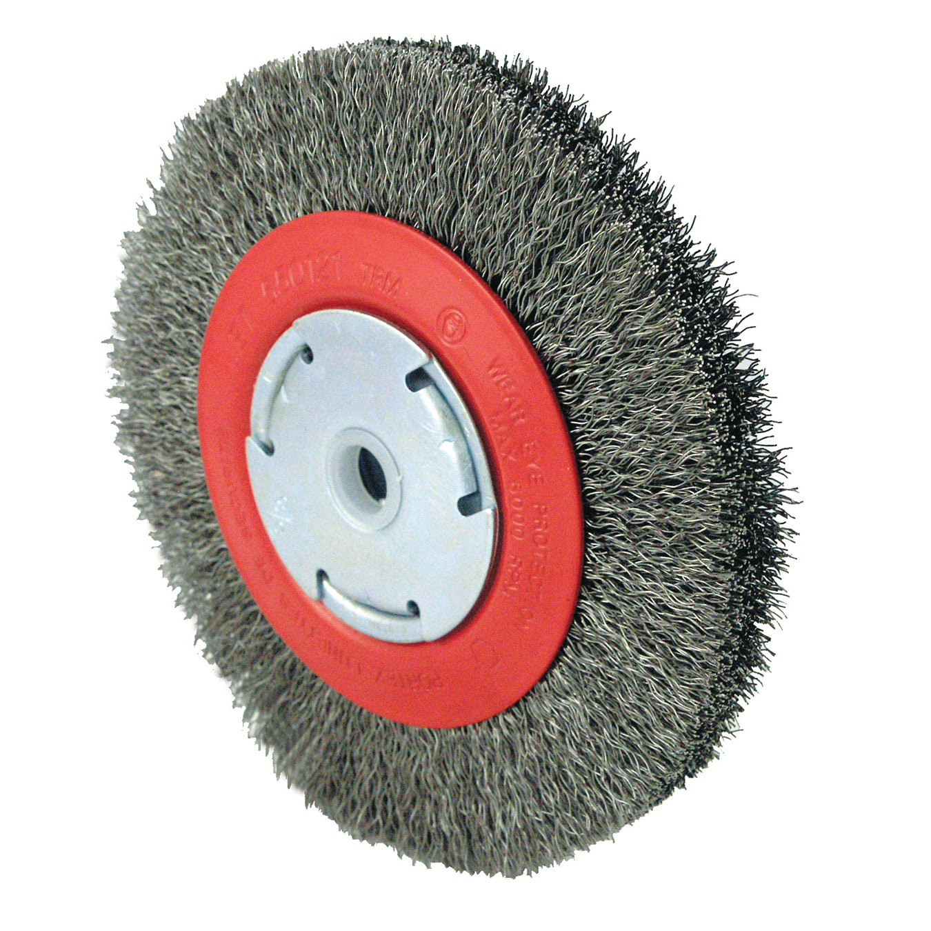 Crimped Wire Wheel Brushes Jet 101F-2M High Performance Crimped Wire Wheel (6 Inch x 7/8 Inch) in Medium