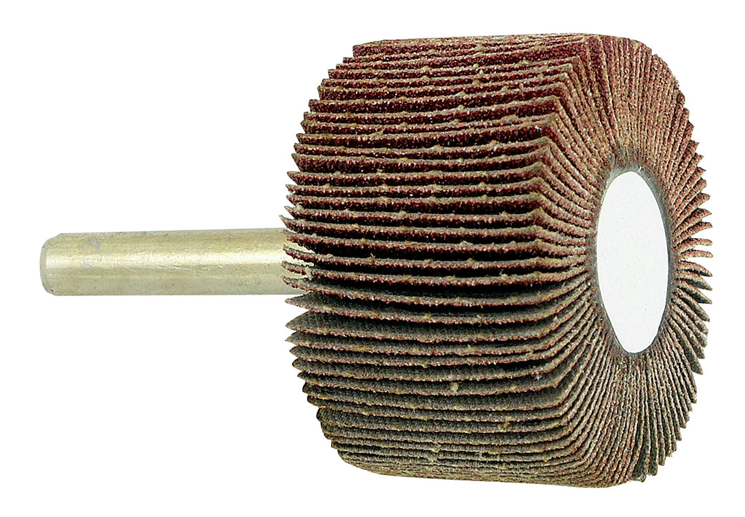 Shank Mount Wheels Jet 560173 1-1/2 Inch X 1 Inch X 1/4 Inch 80 Grit Aluminum Oxide Shank Mounted Flap Wheel