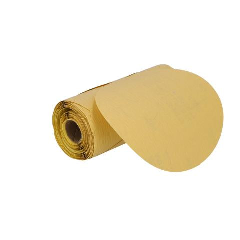 Norton 06165 6 In. Gold Reserve No-Fil Paper PSA Disc Roll P500 Grit A296 AO 100 Per Roll Norton 06165