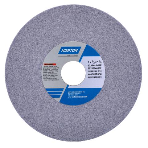 Norton 40882 Type 01 Straight Wheels 32A Aluminum Oxide 32A60-Jvbe 7X1/2X1-1/4