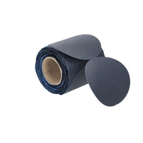 Norton 25573 6 In. BlueFire H875P Paper PSA Disc Roll 80 Grit H875P ZA 100 Per Roll Norton 25573