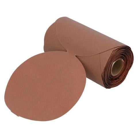 Norton 27463 5 In. No-Fil Paper PSA Disc Roll P220 Grit A270 AO 100 Per Roll Norton 27463