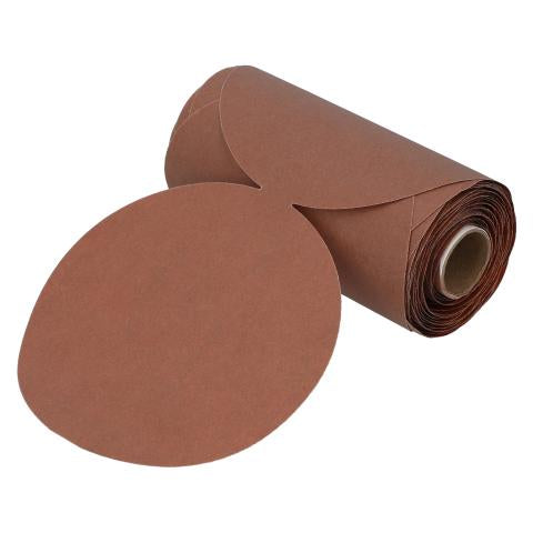 Norton 27465 5 In. No-Fil Paper PSA Disc Roll P320 Grit A270 AO 100 Per Roll Norton 27465