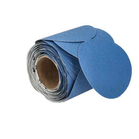 Norton 37322 6 In. BlueFire H822 Paper PSA Disc Roll 80 Grit H822 ZA 100 Per Roll Norton 37322