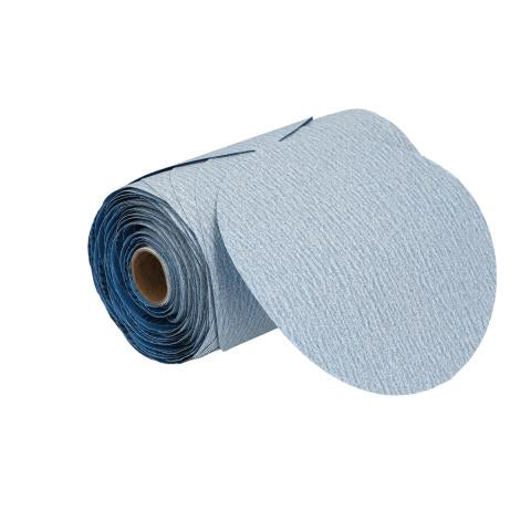 Norton 40510 6 In. Dry Ice No-Fil Paper PSA Disc Roll P120 Grit A975 CA 100 Per Roll Norton 40510