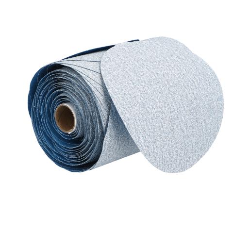 Norton 40512 6 In. Dry Ice No-Fil Paper PSA Disc Roll P80 Grit A975 CA 100 Per Roll Norton 40512