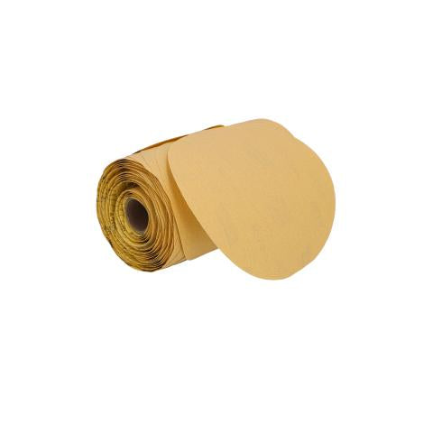 Norton 83817 6 In. Gold Reserve No-Fil Paper PSA Disc Roll P120 Grit A296 AO 100 Per Roll Norton 83817