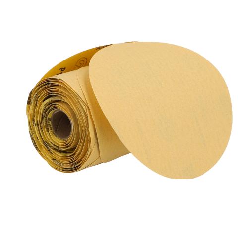 Norton 83818 6 In. Gold Reserve No-Fil Paper PSA Disc Roll P150 Grit A296 AO 100 Per Roll Norton 83818