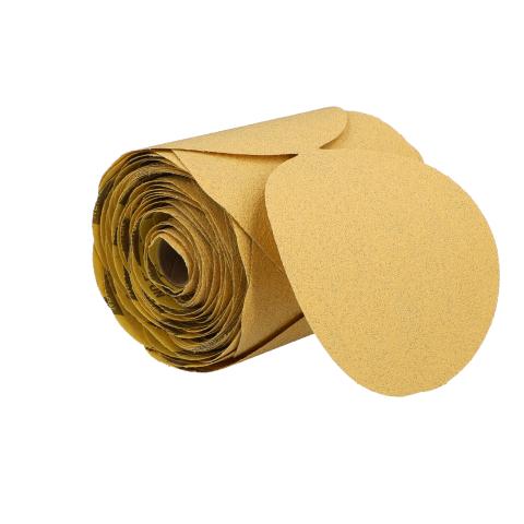 Norton 48553 6 In. Gold Reserve Paper PSA Disc Roll P60 Grit A296 AO 100 Per Roll Norton 48553