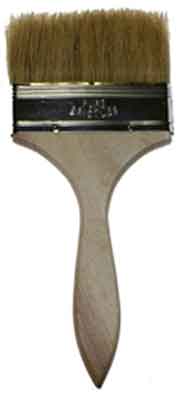 Paint Brushes Tuff Grade TGB030020 2 Inch Paint Brush Wood Handle Natural White