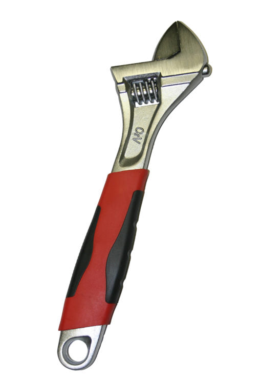 Adjustable Wrenches Tuff Grade 702612 8 Inch Adjustable Soft Grip Crescent Wrench