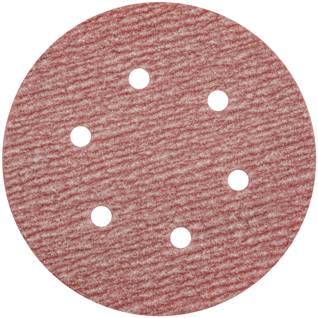 Velcro Discs Carborundum 20322 6 Inch X Vacuum - 6 Holes Premier Red Premier Red Aluminum Oxide 320 Grit Velcro Paper Disc