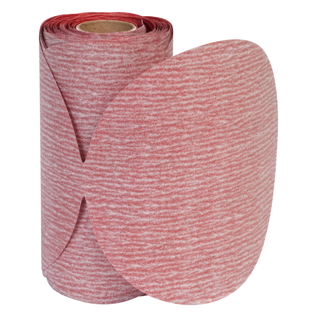 PSA Discs Carborundum 18167 Self Adhesive Paper (PSA) Discs 6 Inch Premier Red Material Aluminum Oxide in 240 Grit